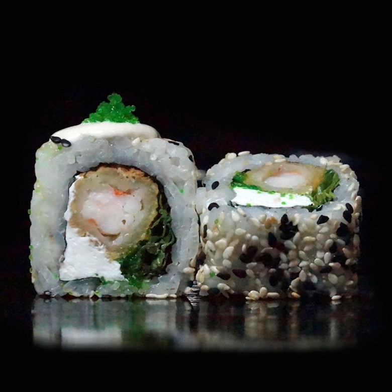 Креветка в кунжуте