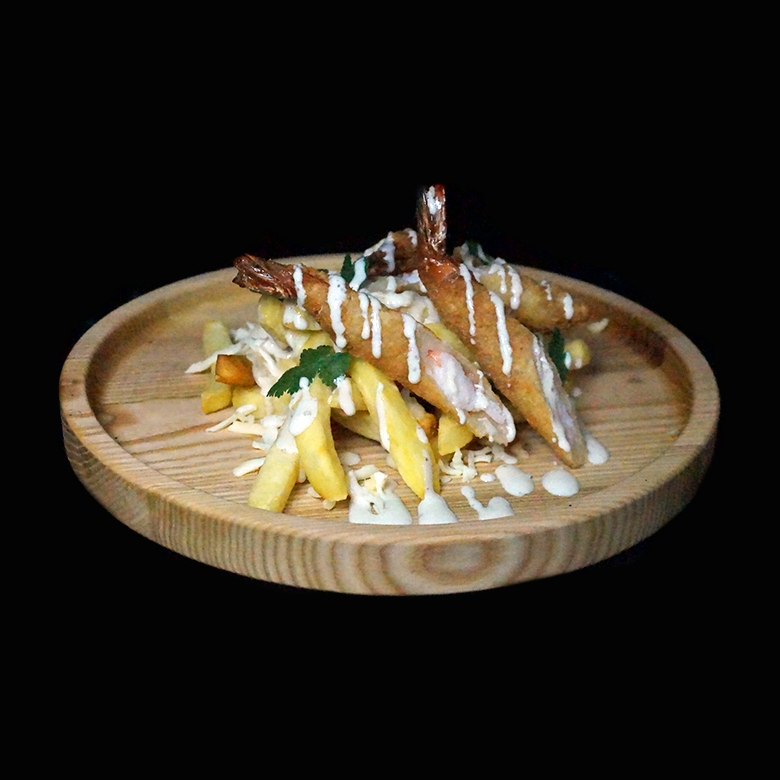 Фри бокс с креветкой